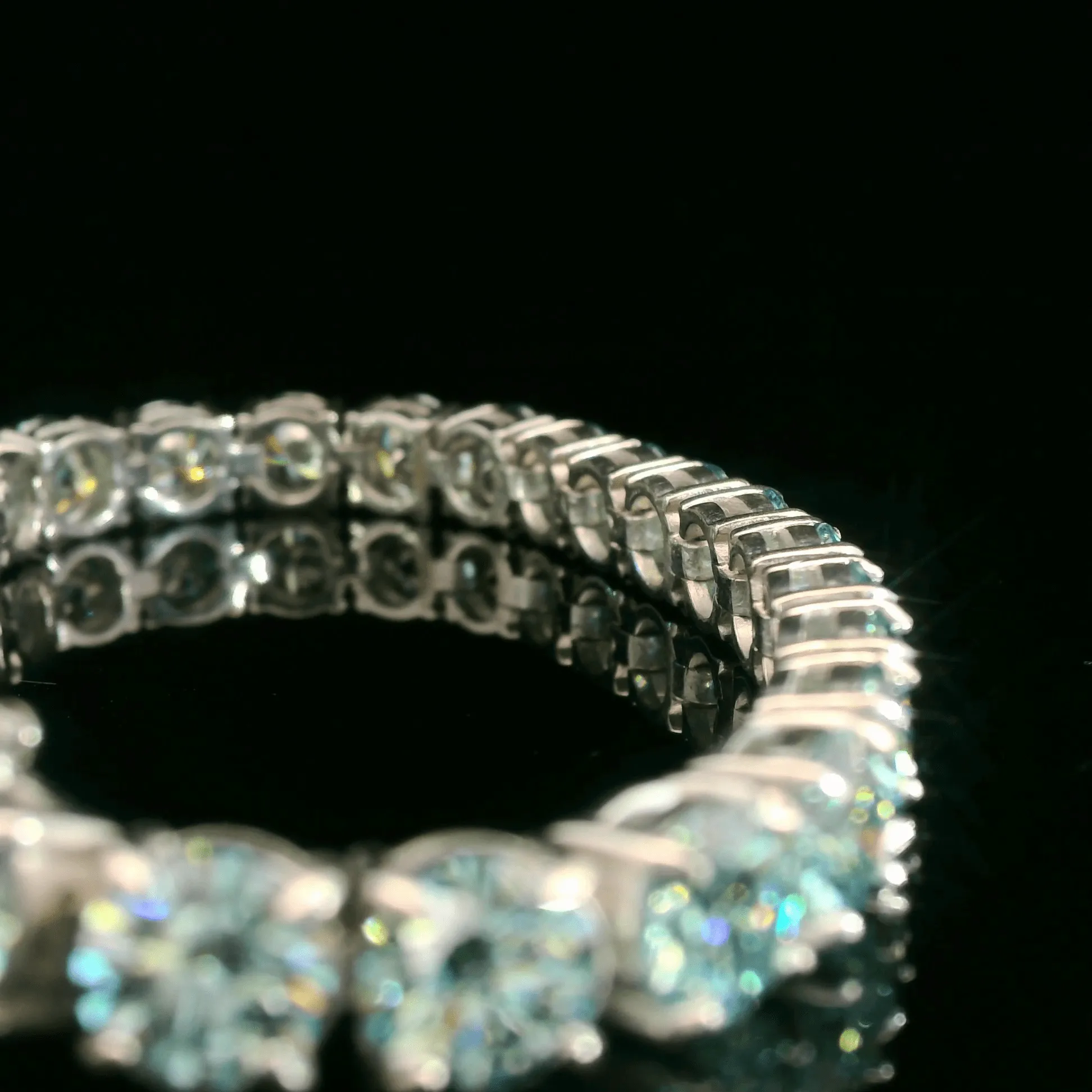 6.5mm Tiffany Blue Tennis Bracelet