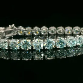 6.5mm Tiffany Blue Tennis Bracelet