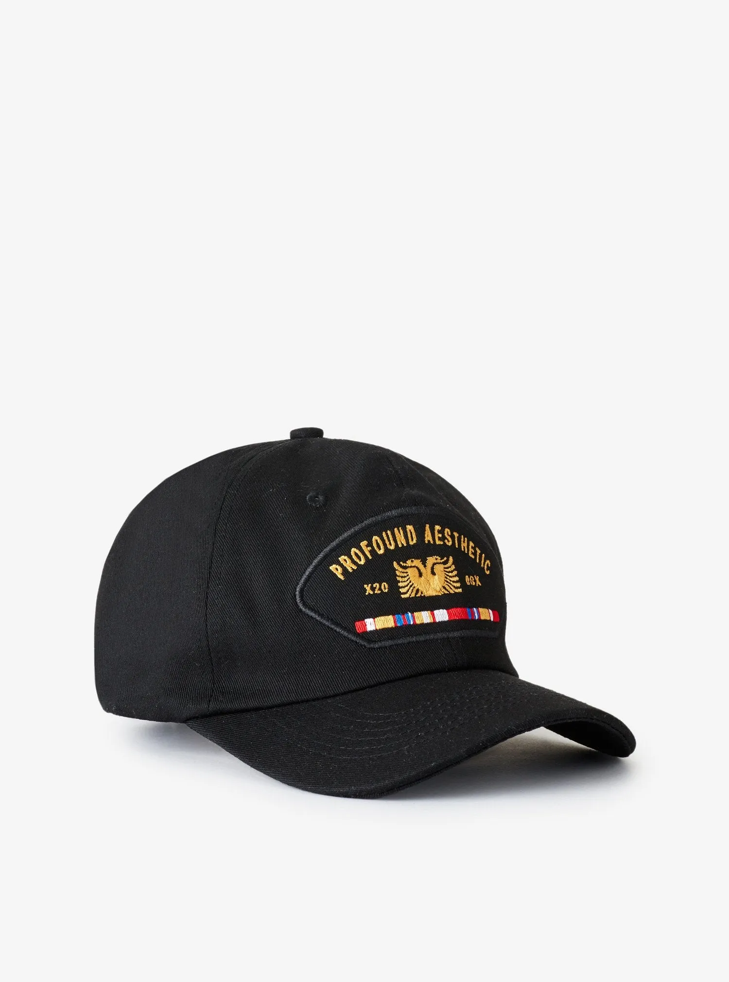 Altimeter Six Panel Patch Cap in Black