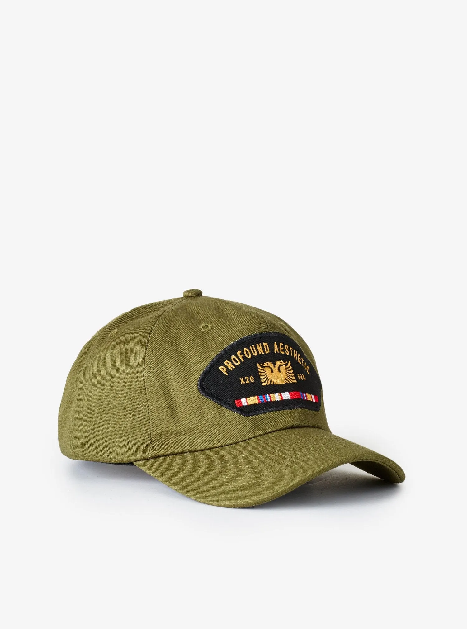 Altimeter Six Panel Patch Cap in Olive