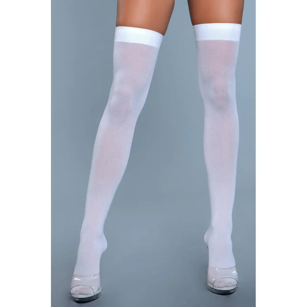 BeWicked Opaque Nylon Thigh Highs