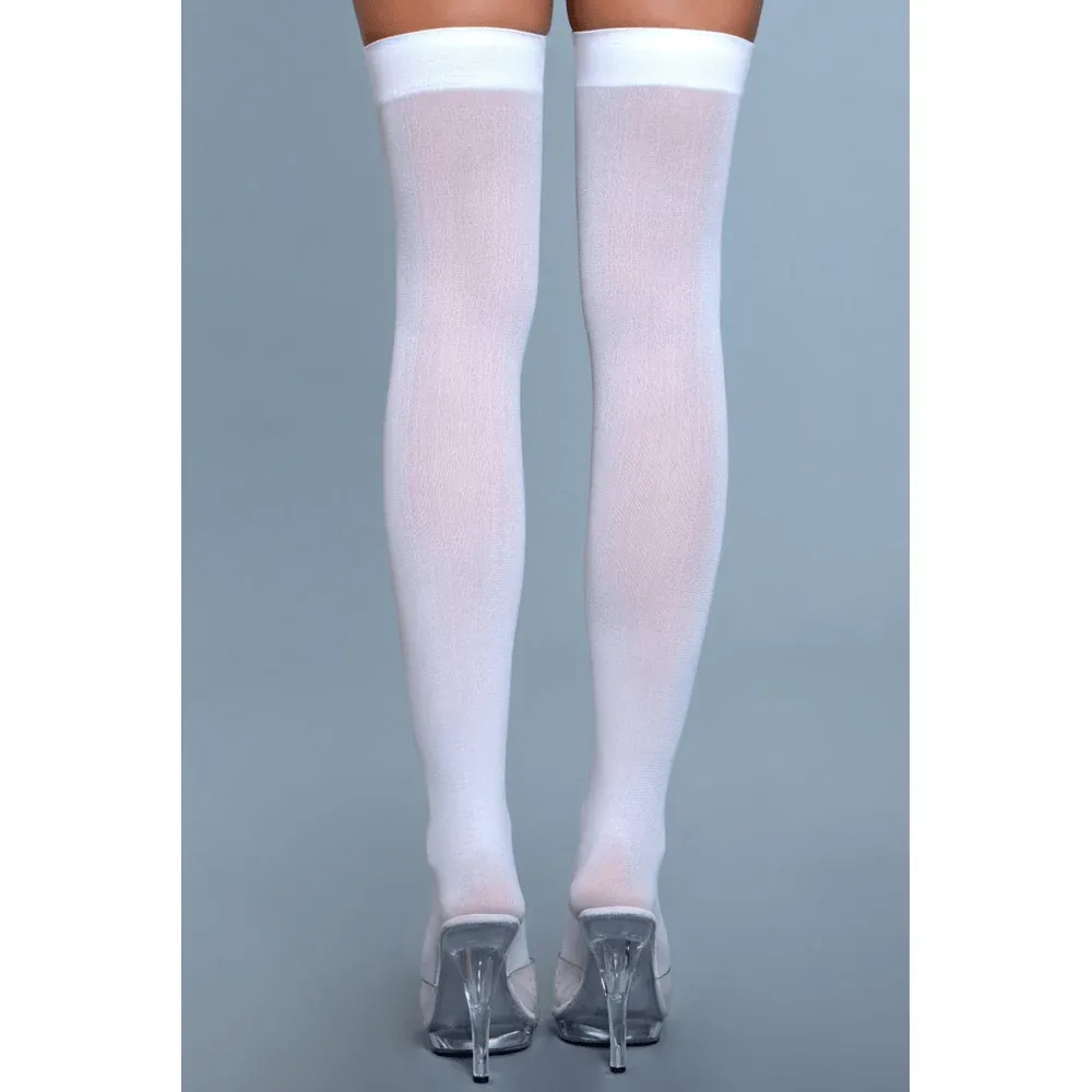 BeWicked Opaque Nylon Thigh Highs