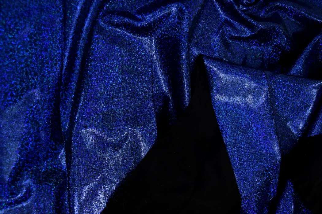 Blue Sparkly Jewel Fabric