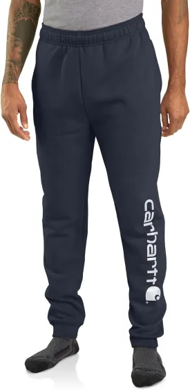 Carhartt Men's Relaxed Fit Midweight Tapered Logo Graphic Sweatpant