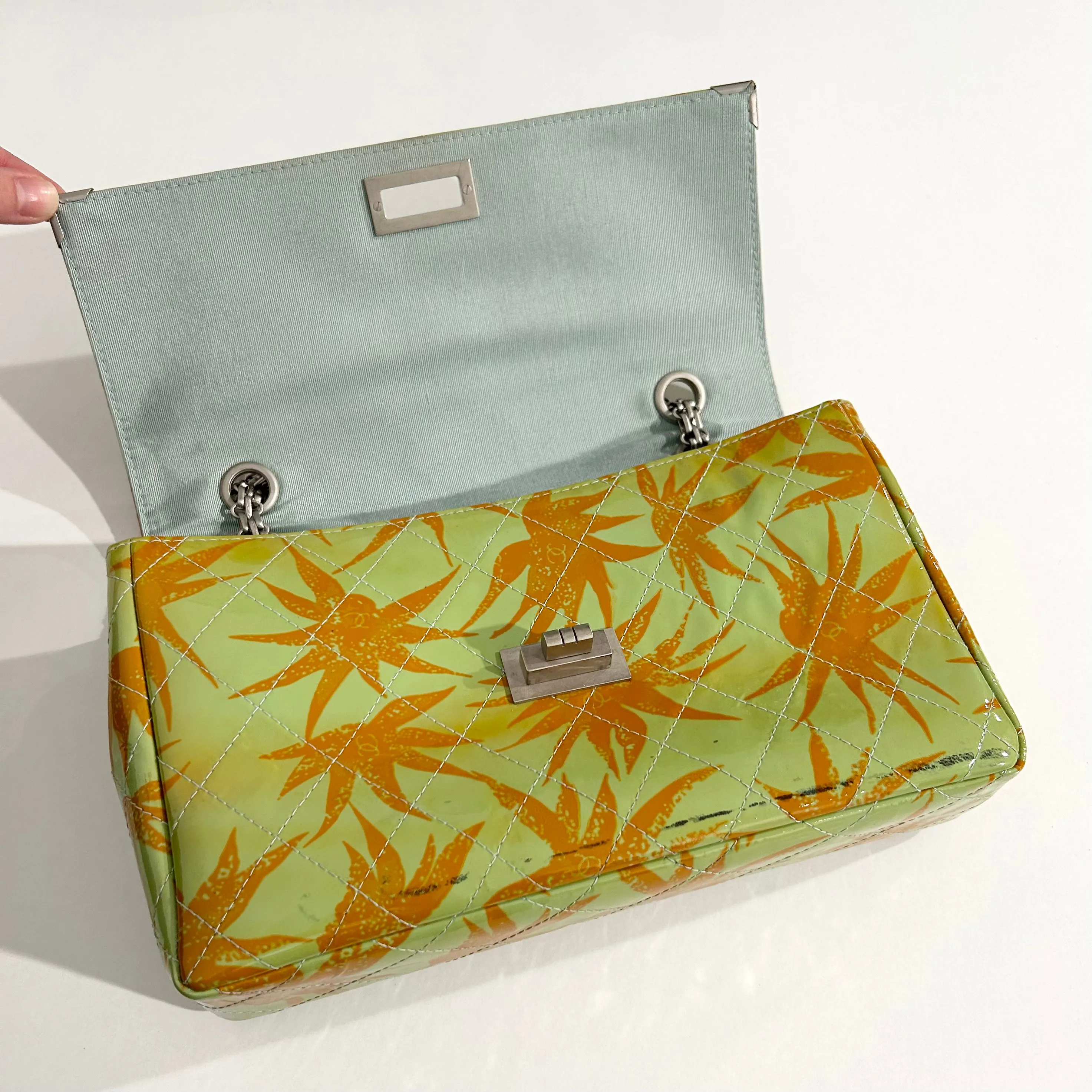 Chanel Tropical Patent Flap Bag