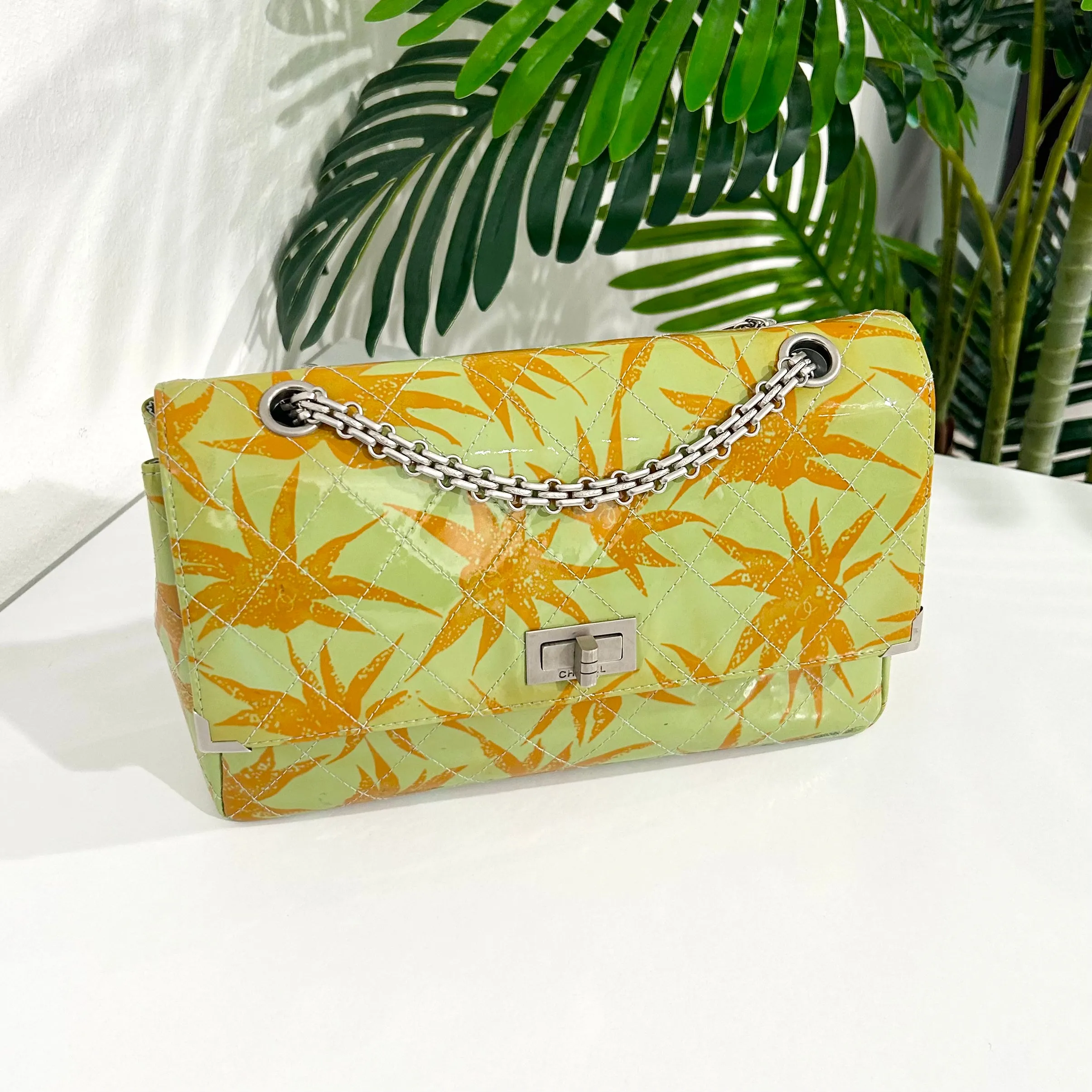 Chanel Tropical Patent Flap Bag