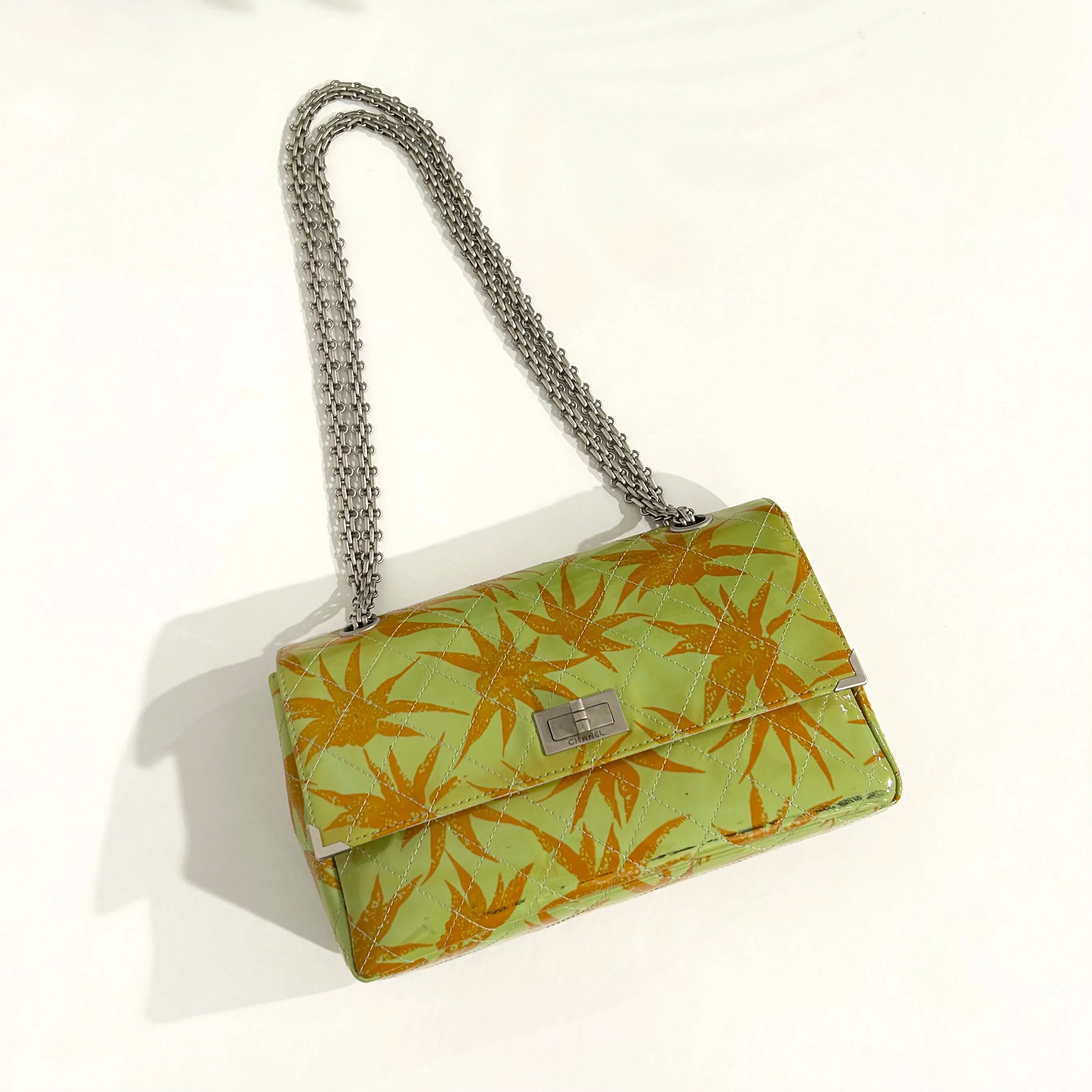 Chanel Tropical Patent Flap Bag