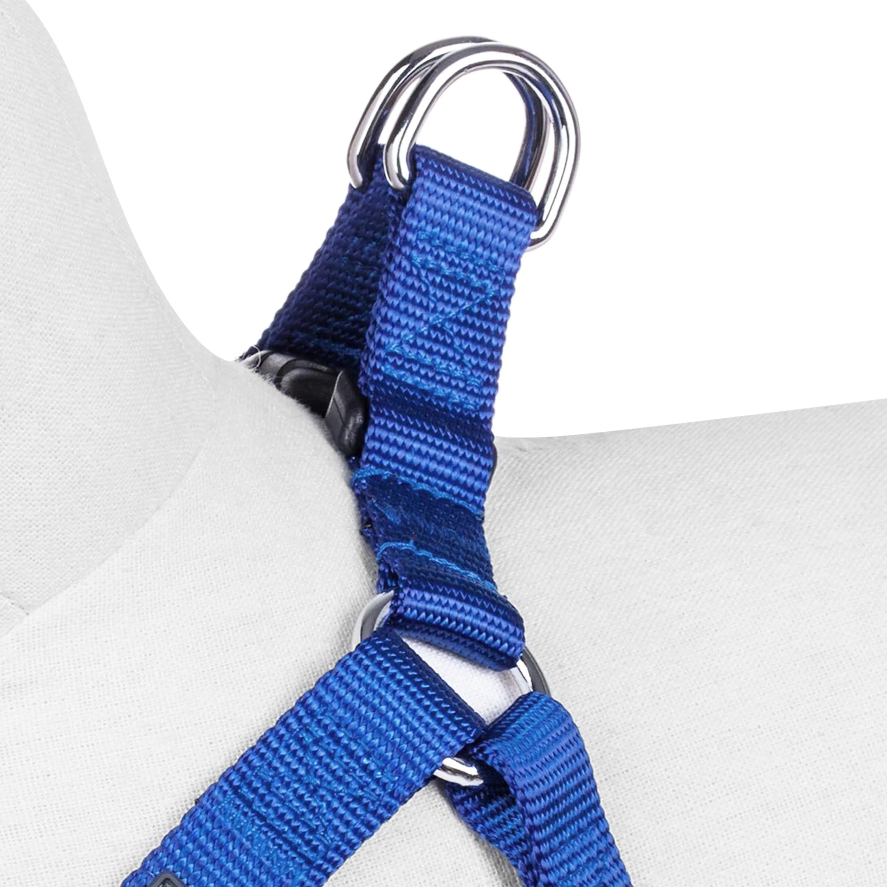 Classic Solid Color Adjustable Dog Harness, Blue