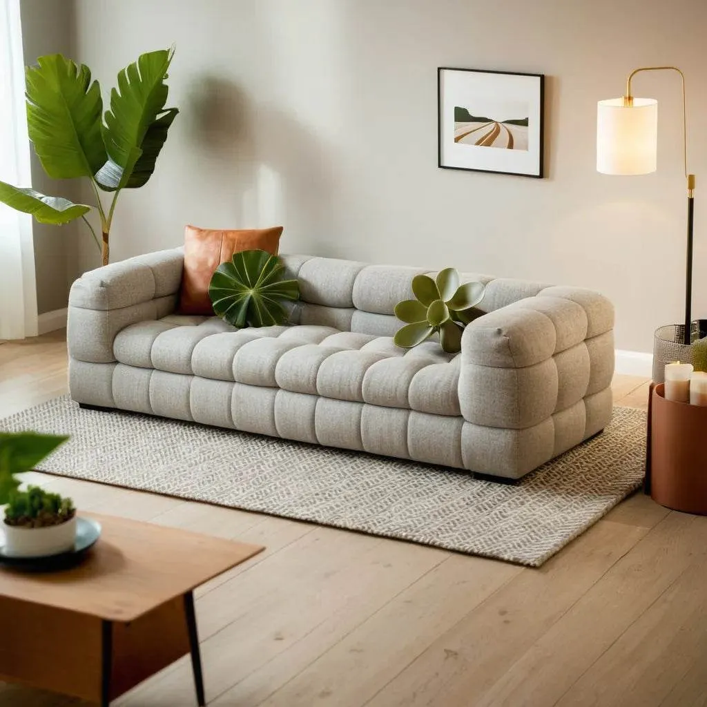 Claudi Teddy Fabric Sofa