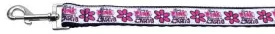 Dangerous in Camo Nylon Ribbon Dog Collars 1 wide 4ft Leash