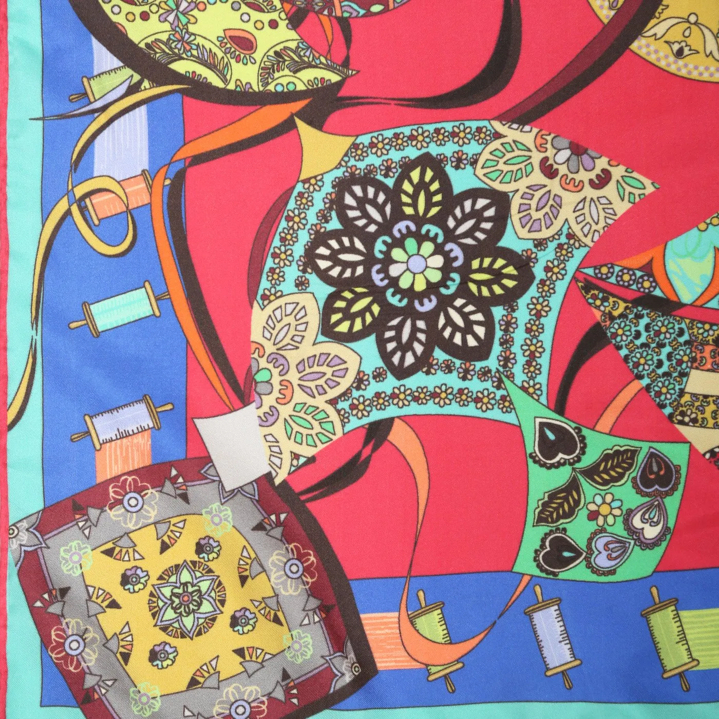 Festivals Of Kites Printed Square Scarf