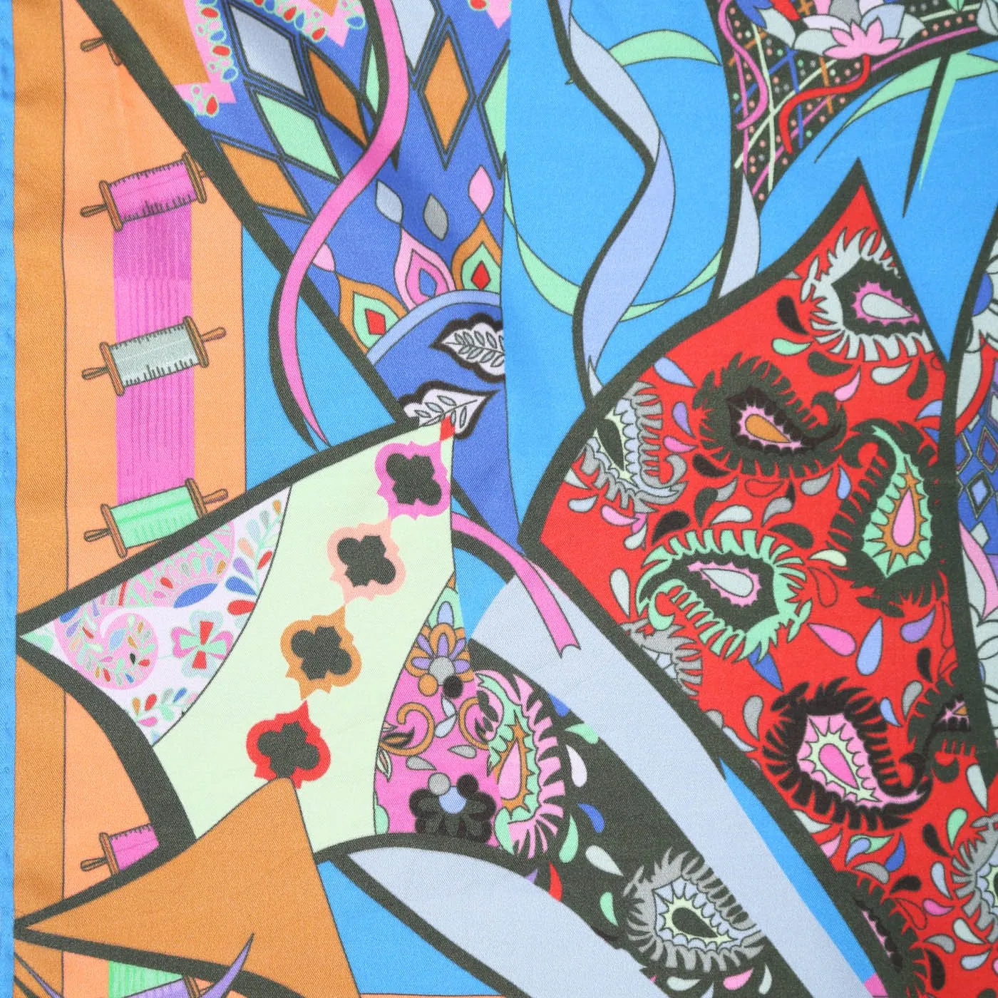 Festivals Of Kites Printed Square Scarf