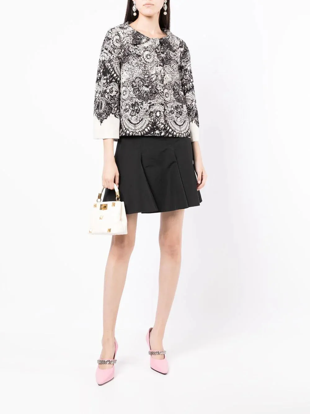 Floral Lace Patterned Jacket