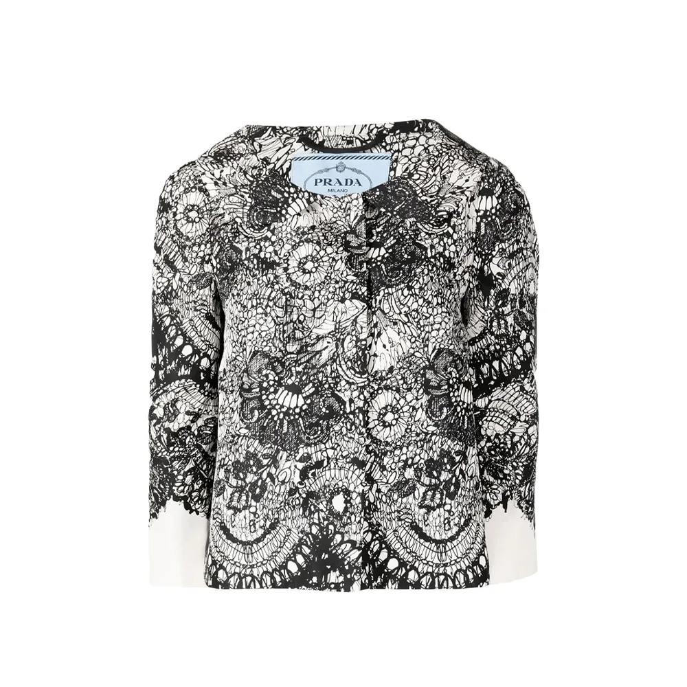 Floral Lace Patterned Jacket