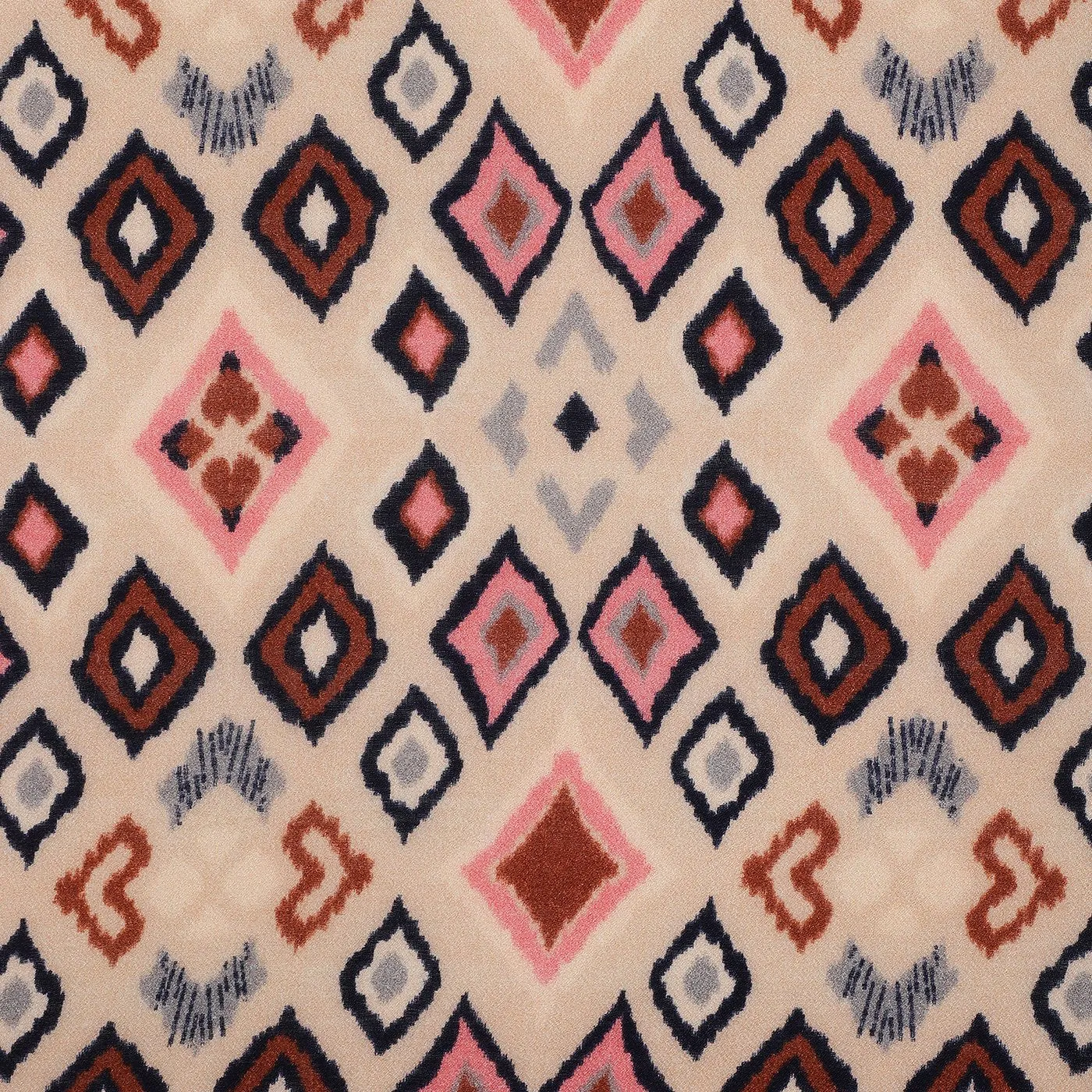Geo Ikat Printed Woolen Stole