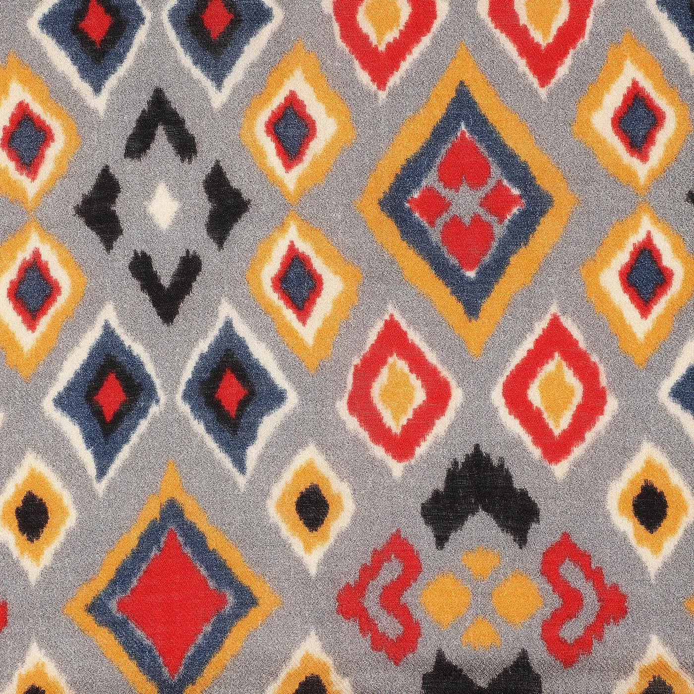 Geo Ikat Printed Woolen Stole