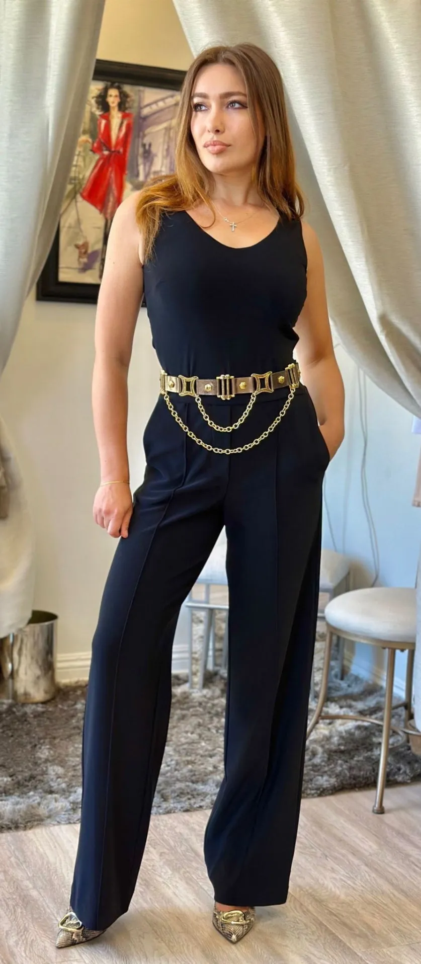 Joseph Ribkoff Wide Leg Pants