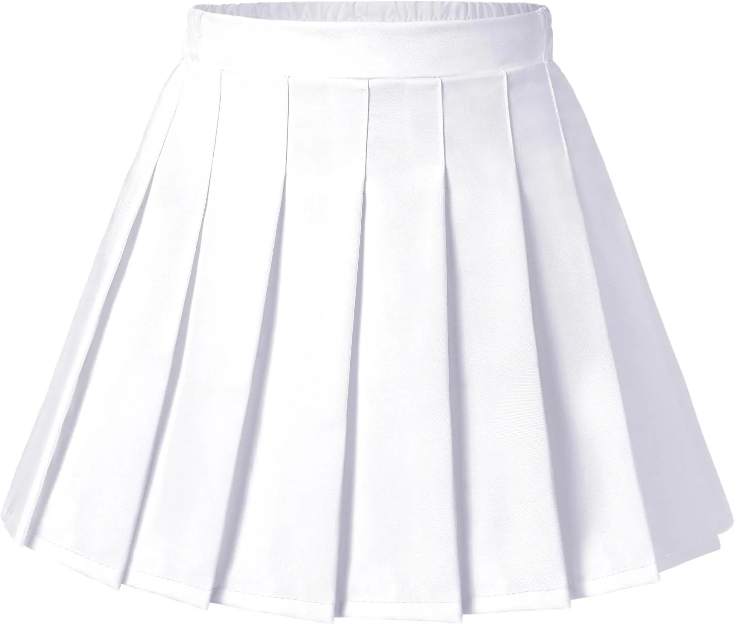 KEREDA Girls Pleated Mini Skirt High Waist Tennis School Uniform Skirts 4-14 Years