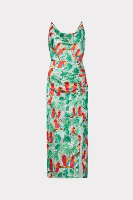 Lilliana Parrot Print Dress