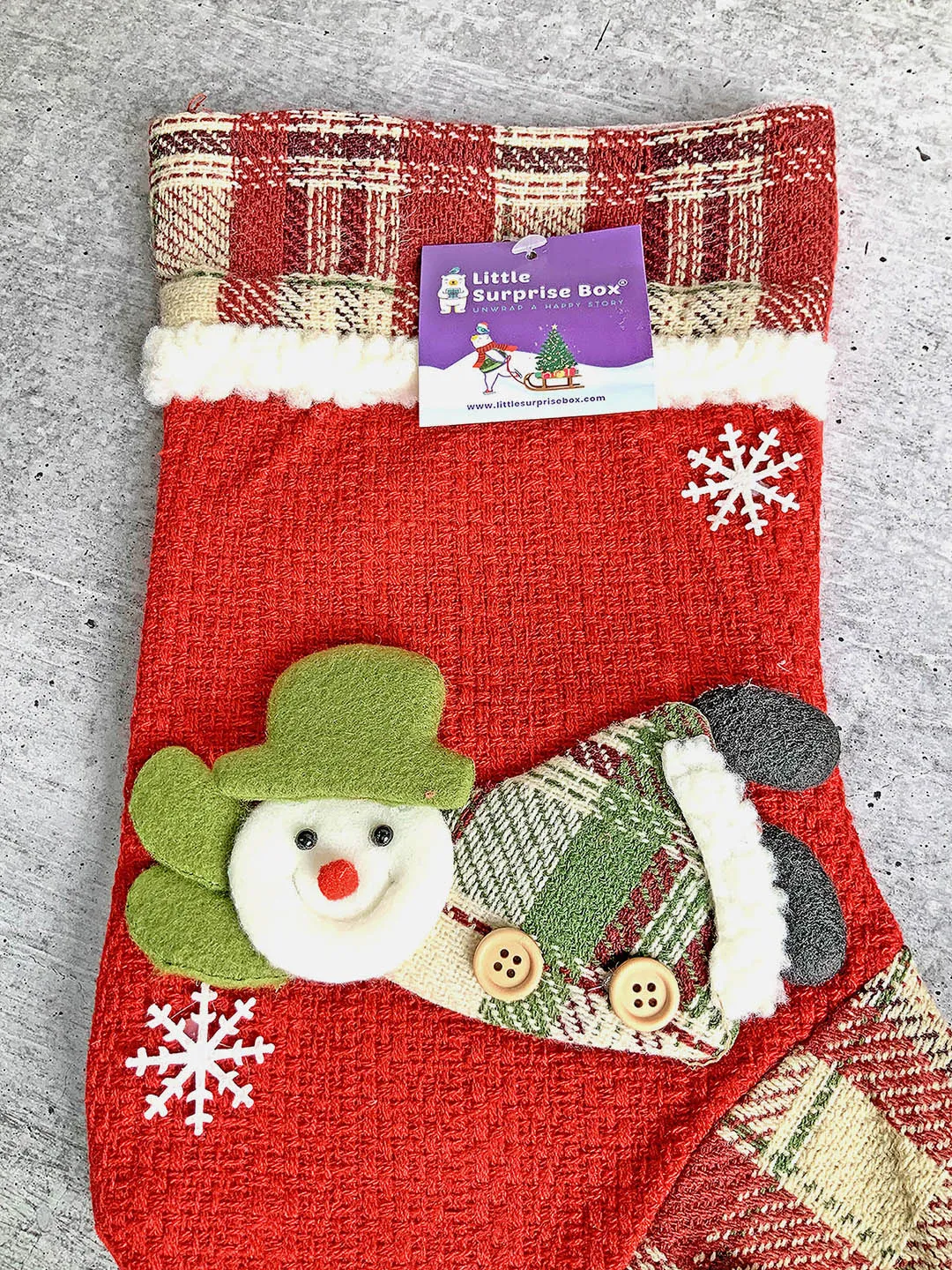 Little Surprise Box, Flying Christmas Stocking for Gifts and Christmas Décor-13 inches