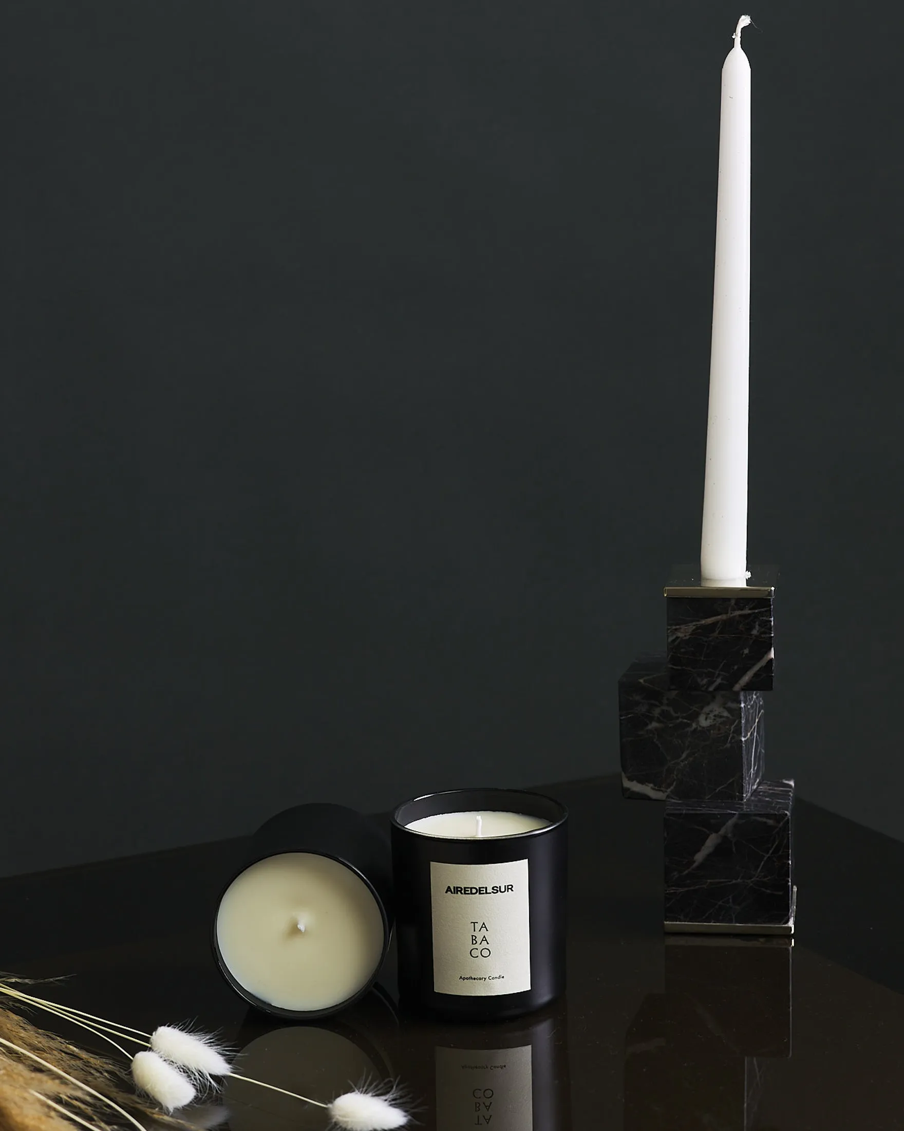 Natural Soy Wax Scented Candle - Tabaco