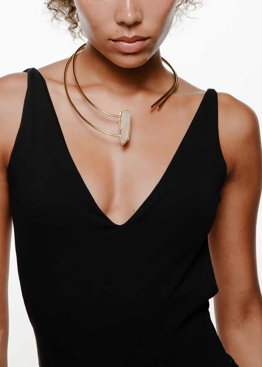Neema White Necklace