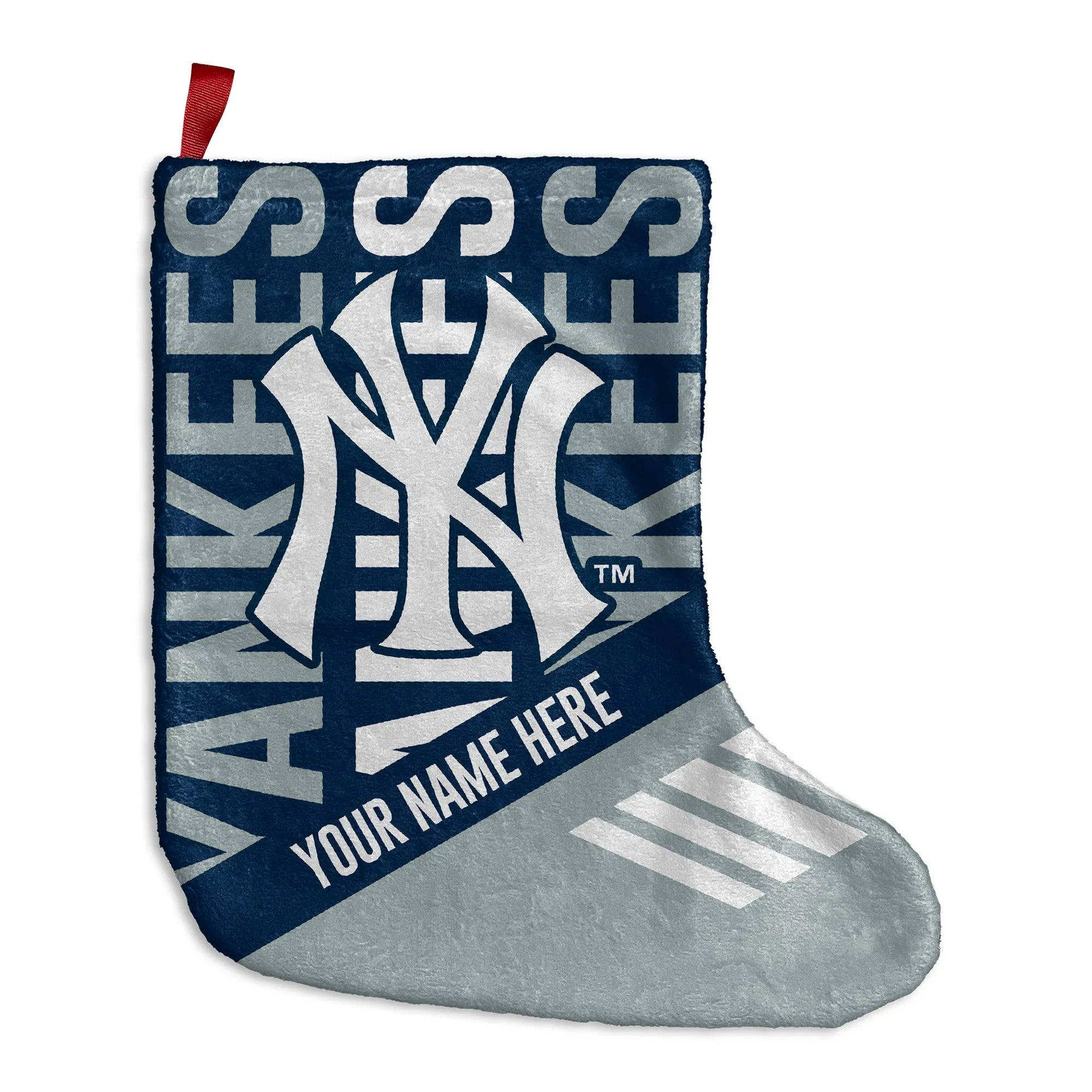 Personalized New York Yankees Echo Christmas Stocking - 9"x16"
