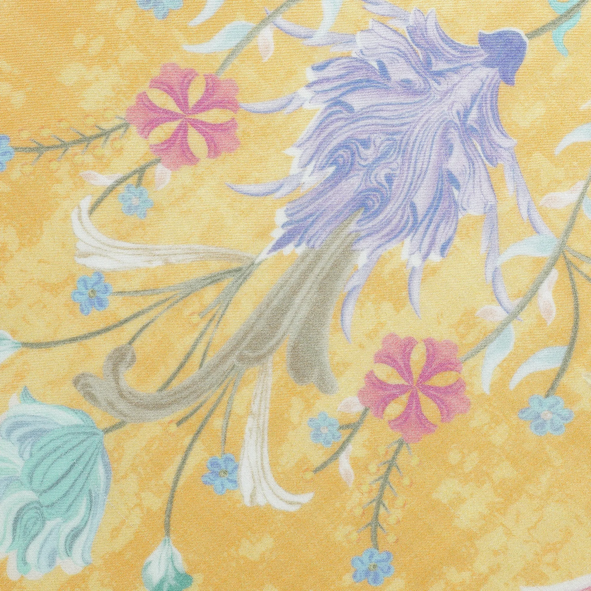 Raahi: Bliss Silk Modal Botanic Whispers Printed Stole