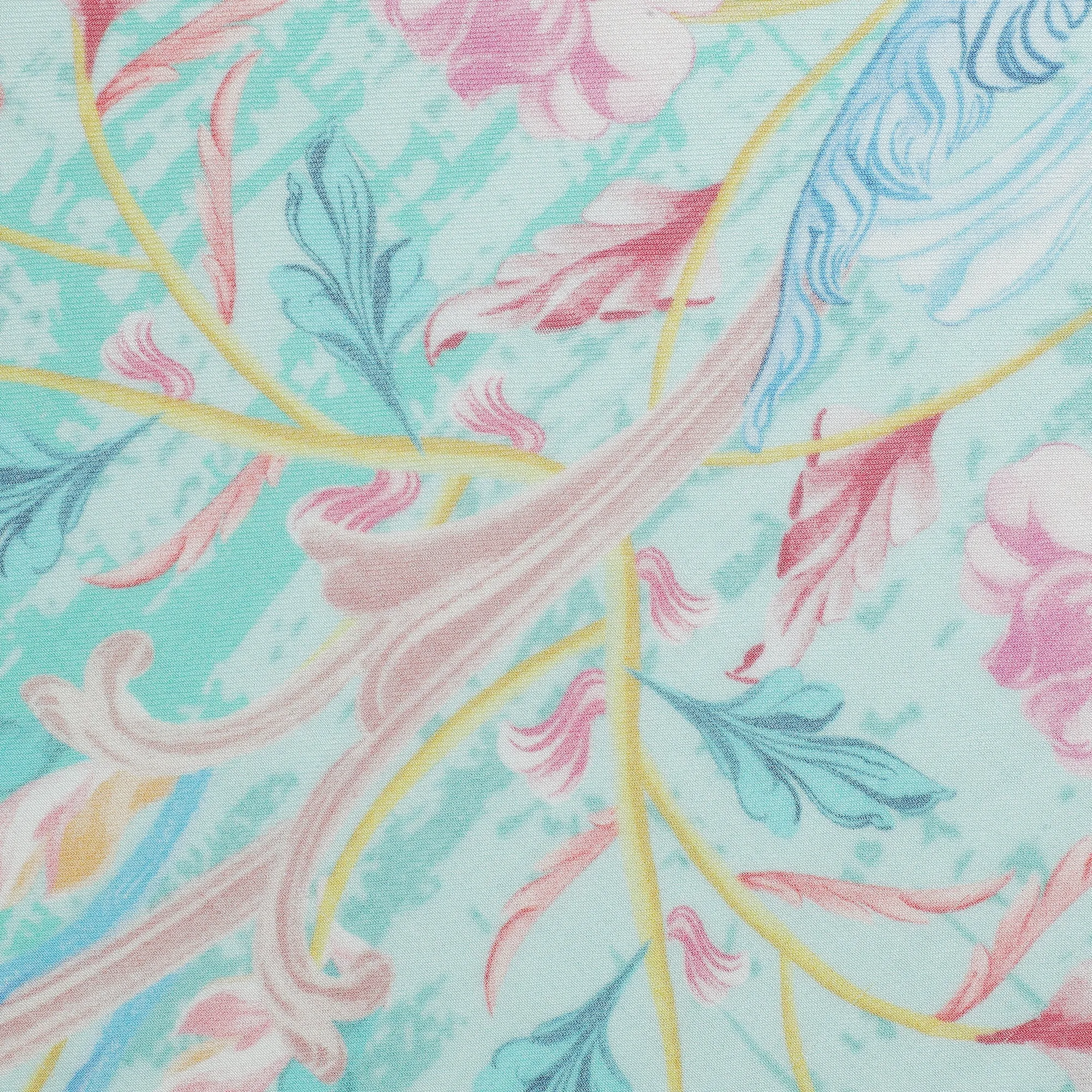 Raahi: Bliss Silk Modal Botanic Whispers Printed Stole
