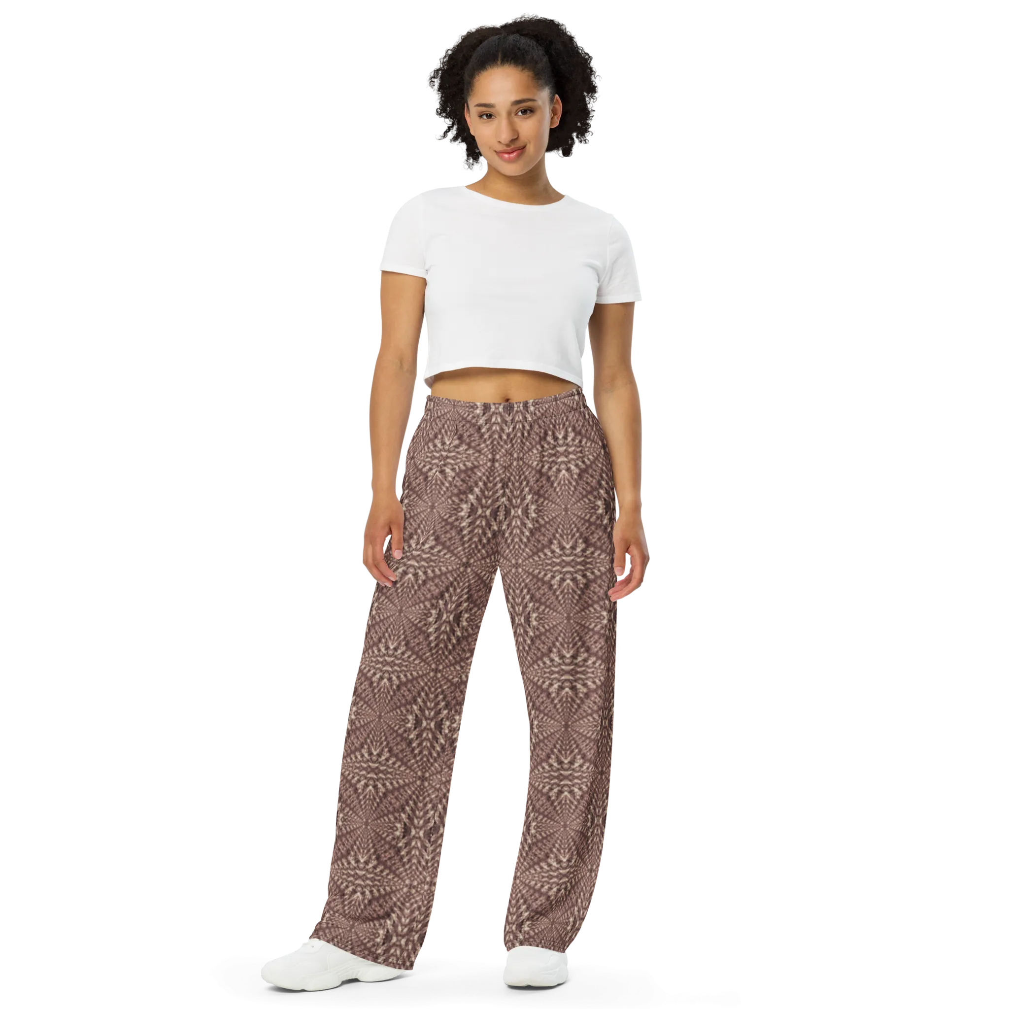 Recursia Fabrique Unknown II Women's Wide Leg Pants In Pink