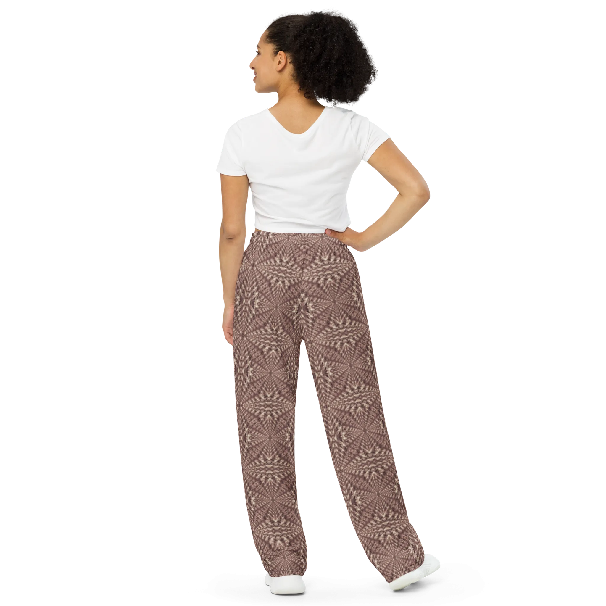 Recursia Fabrique Unknown II Women's Wide Leg Pants In Pink