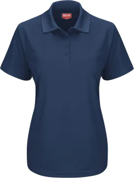 Red Kap Women's Short Sleeve Performance Knit Pocketless Core Polo
