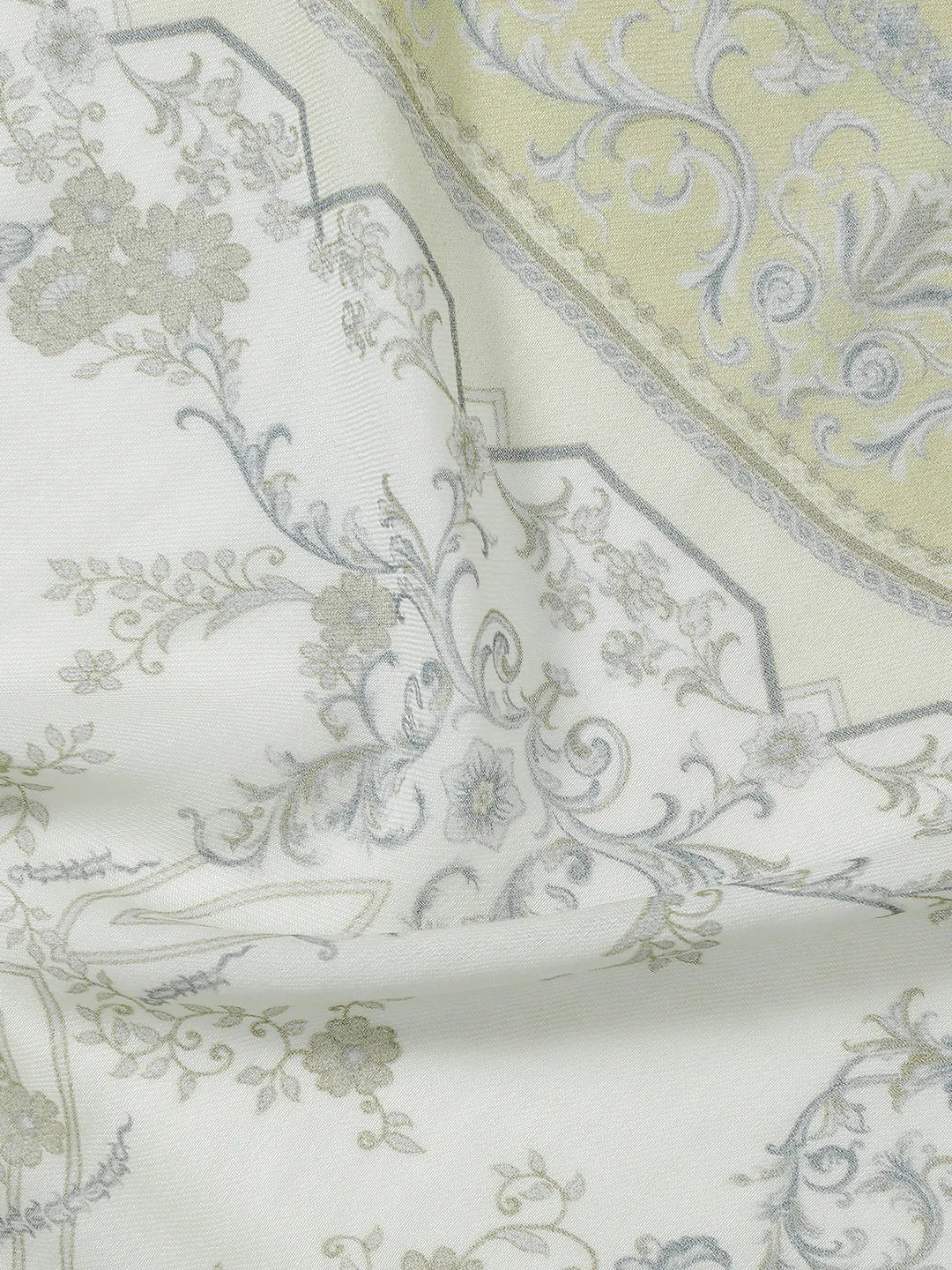 Serenade Women Wool Lurex Printed Stole