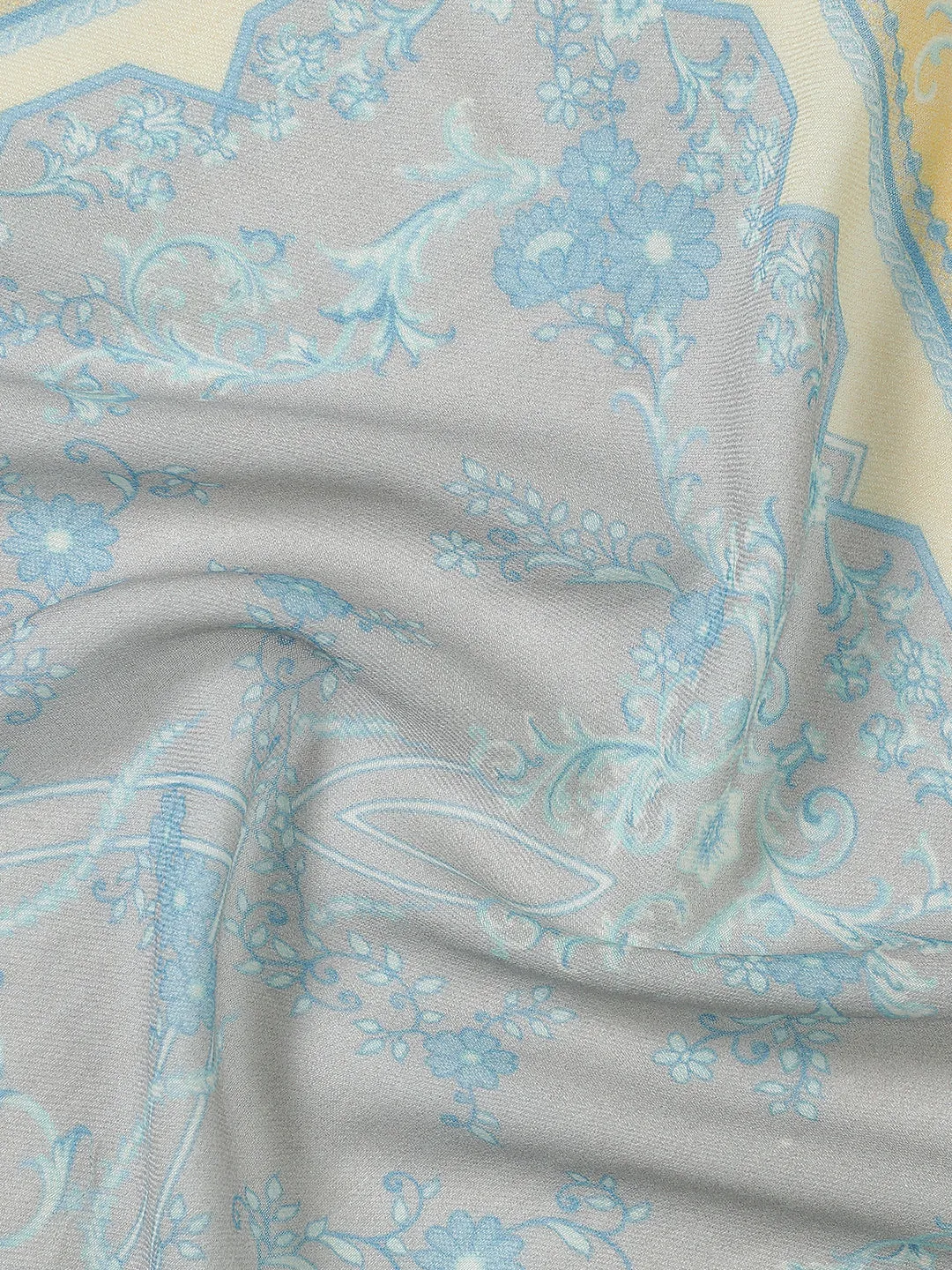Serenade Women Wool Lurex Printed Stole