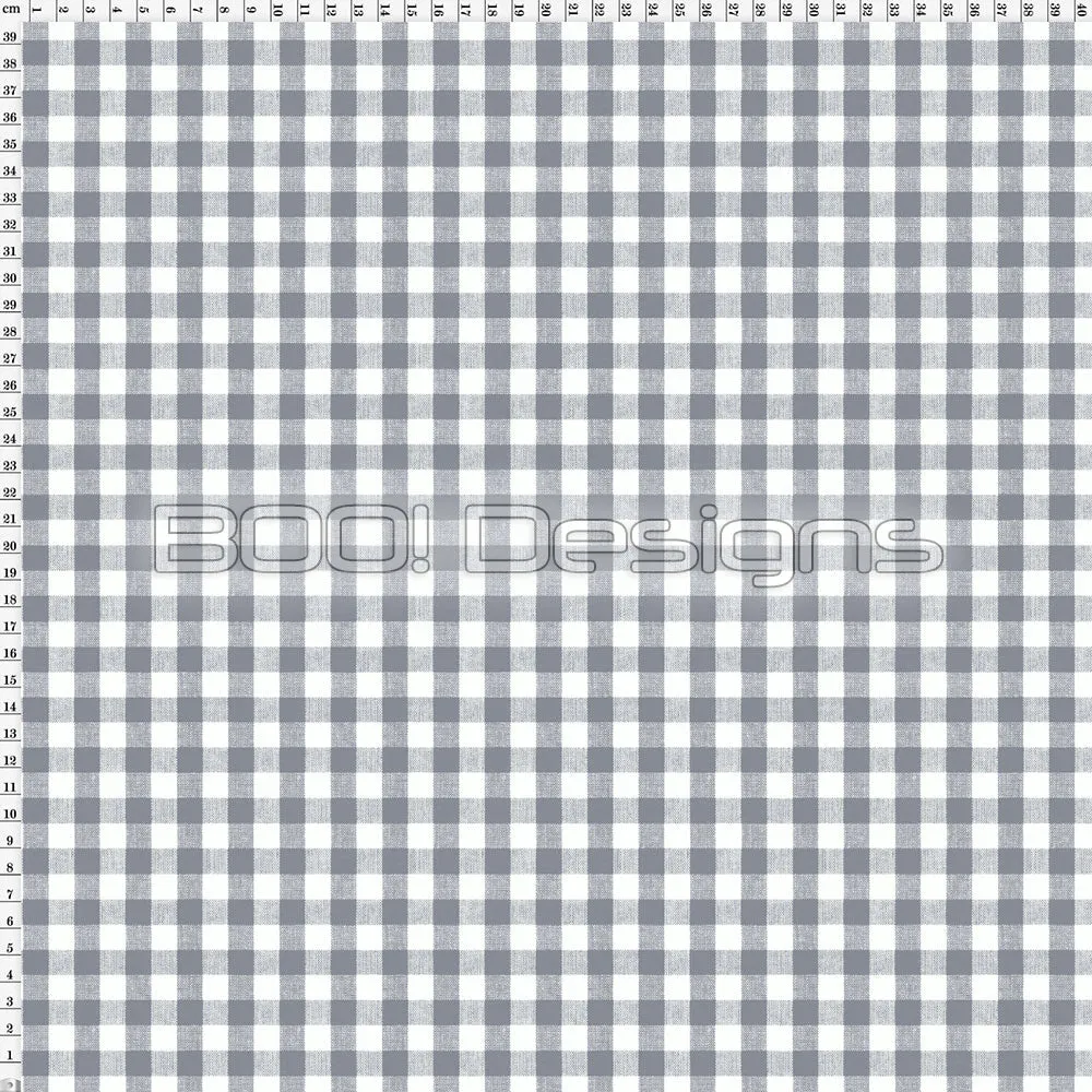 Spandex Gingham Smoke