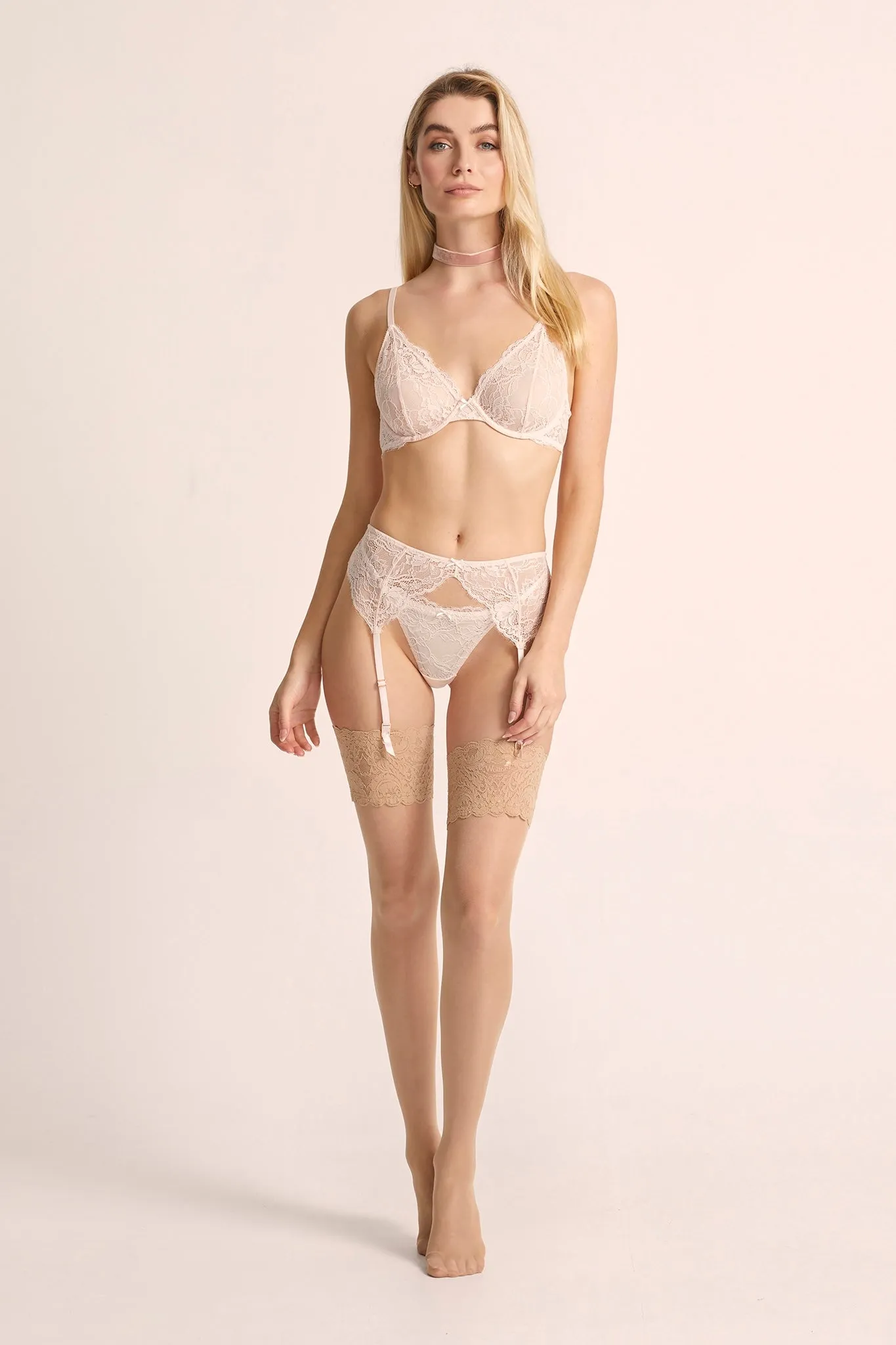 Sydney Suspender - Blush