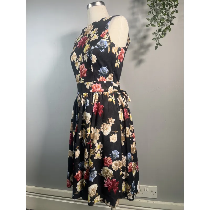 Tea Dress - Lilies and Roses (10)