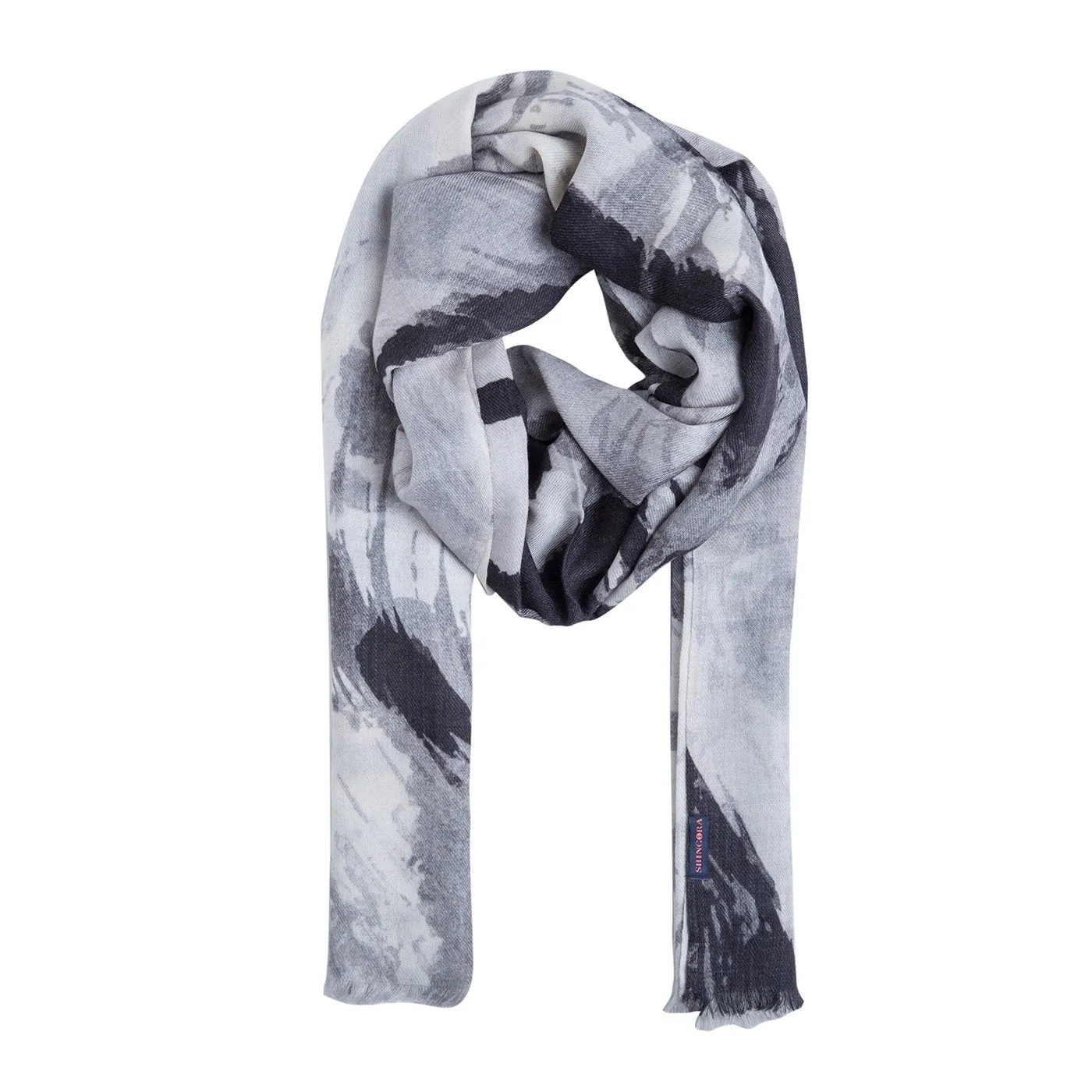 Tiger Safari Merino Wool Shawl