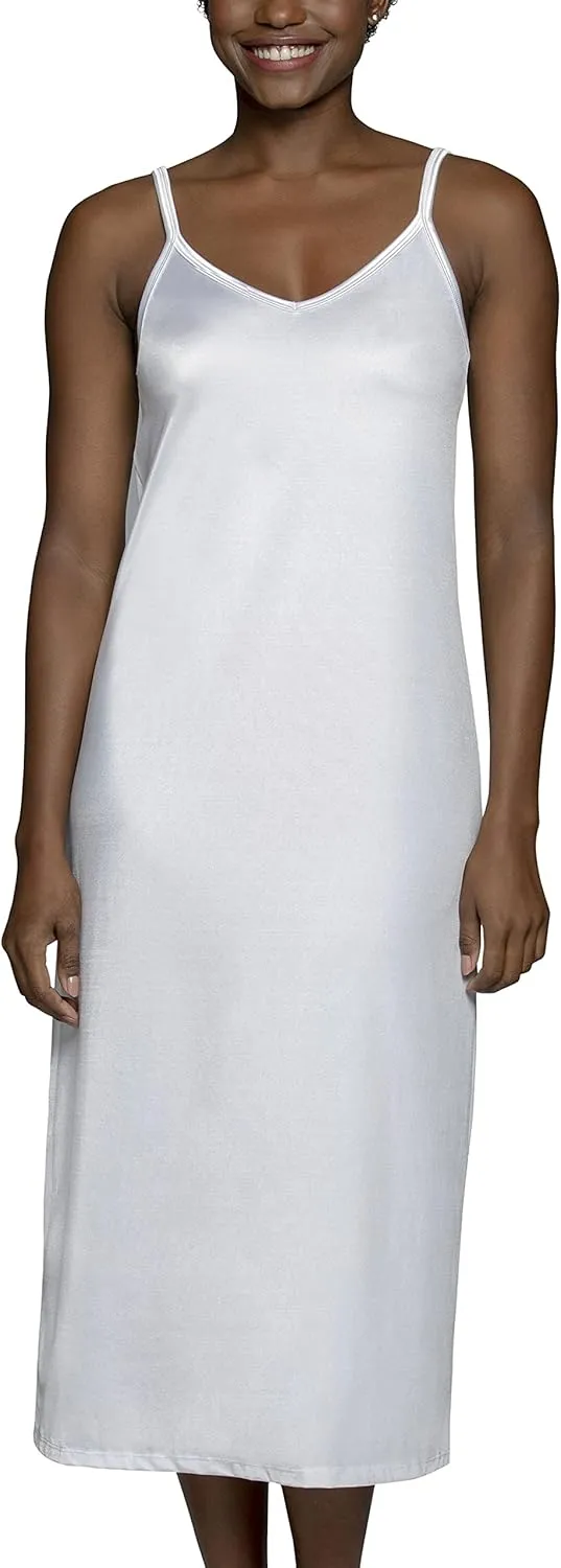Vanity Fair Women's Anti-Static Nylon Full Slips for Under Dresses (S-5XL)