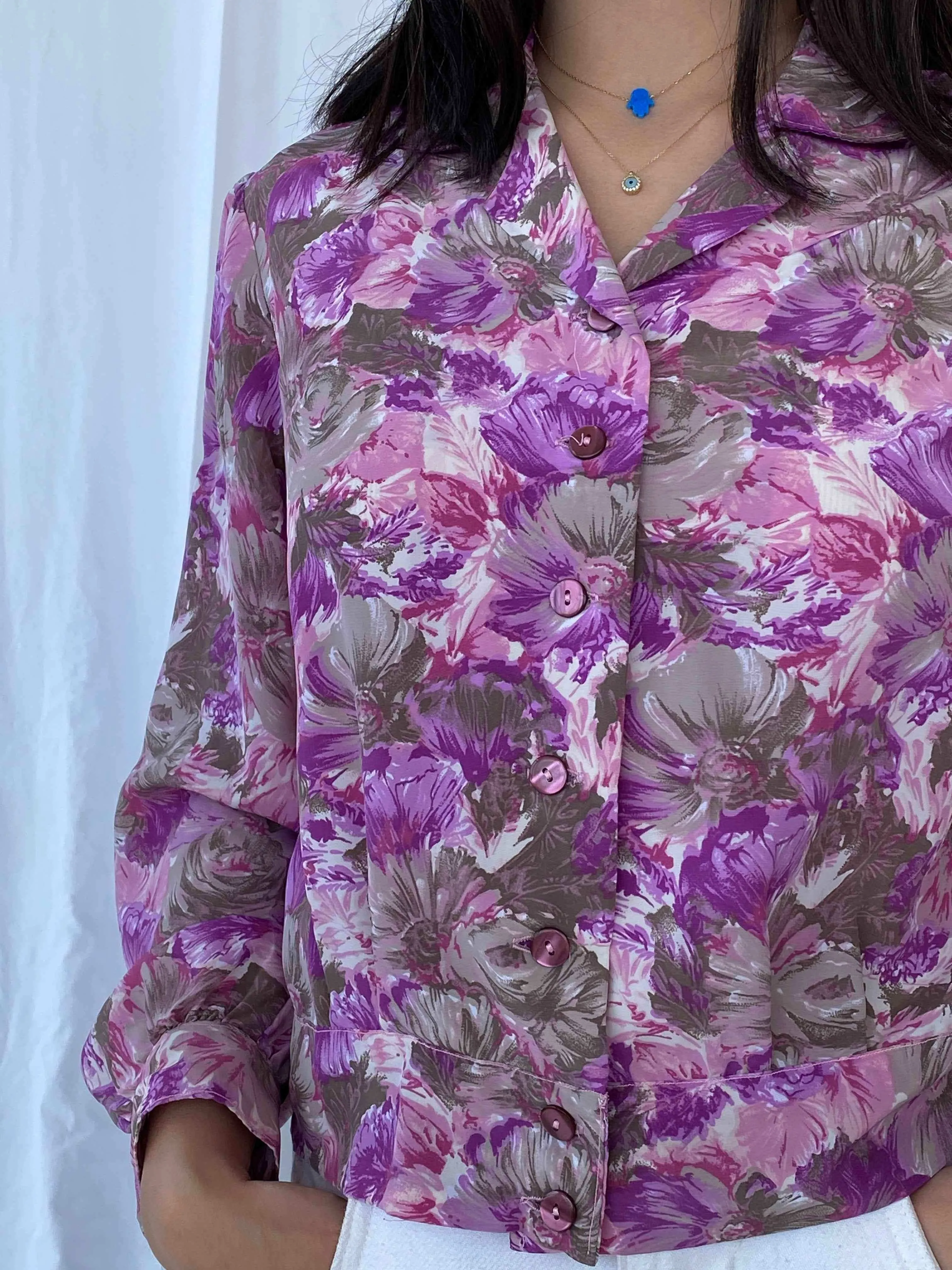 Vintage Handmade Printed Shirt