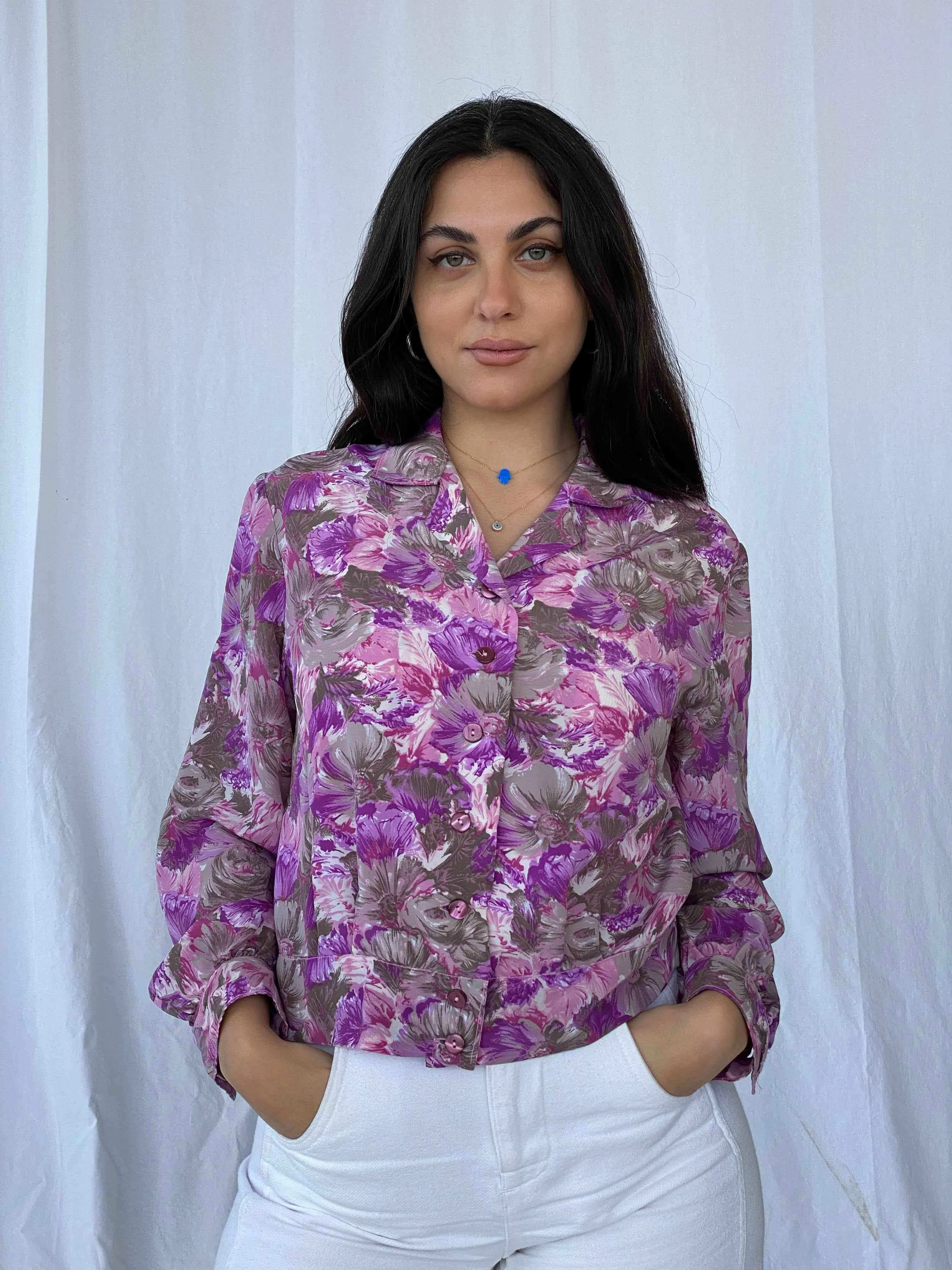 Vintage Handmade Printed Shirt