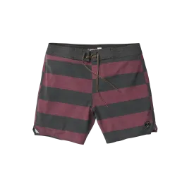 Voyager Rings Boardshort - Wine