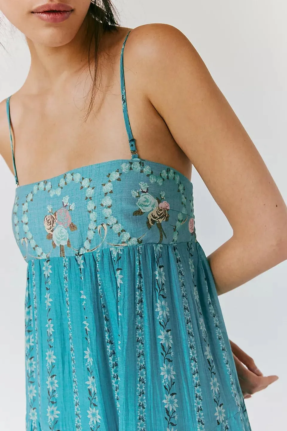 Women Boho Floral Maxi Dress Y2k Sleeveless Long Dress Print Spaghetti Strap A Line Dress Vacation Beach Sundress