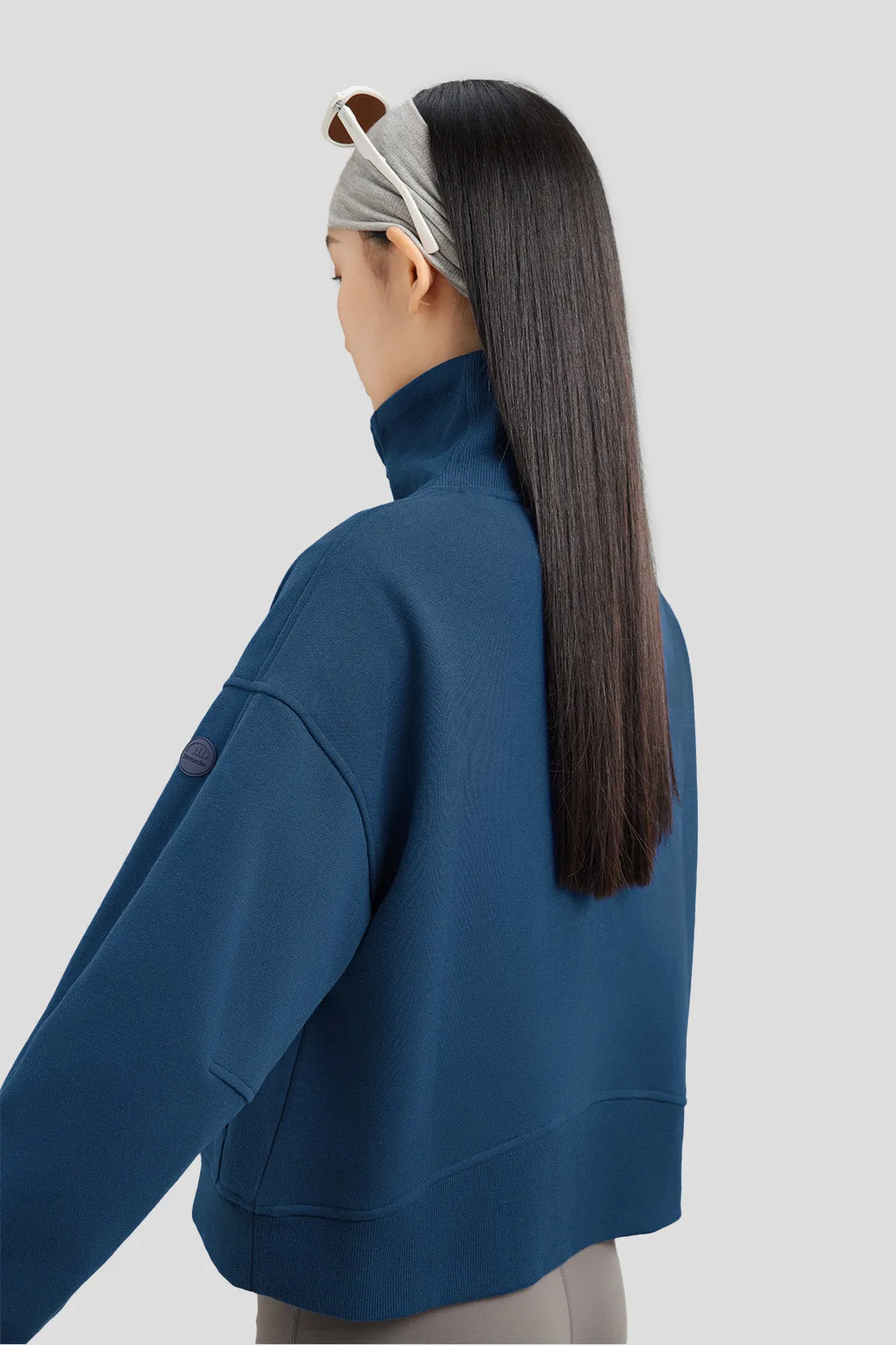 Women's Half-Zip Pullover Sweatshirt